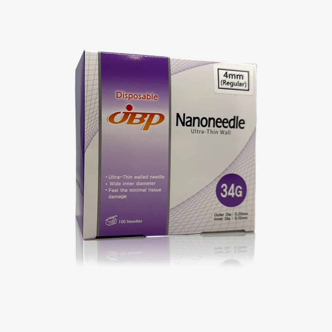 JBP Nanoneedle 34G x 4mm (100 needles)