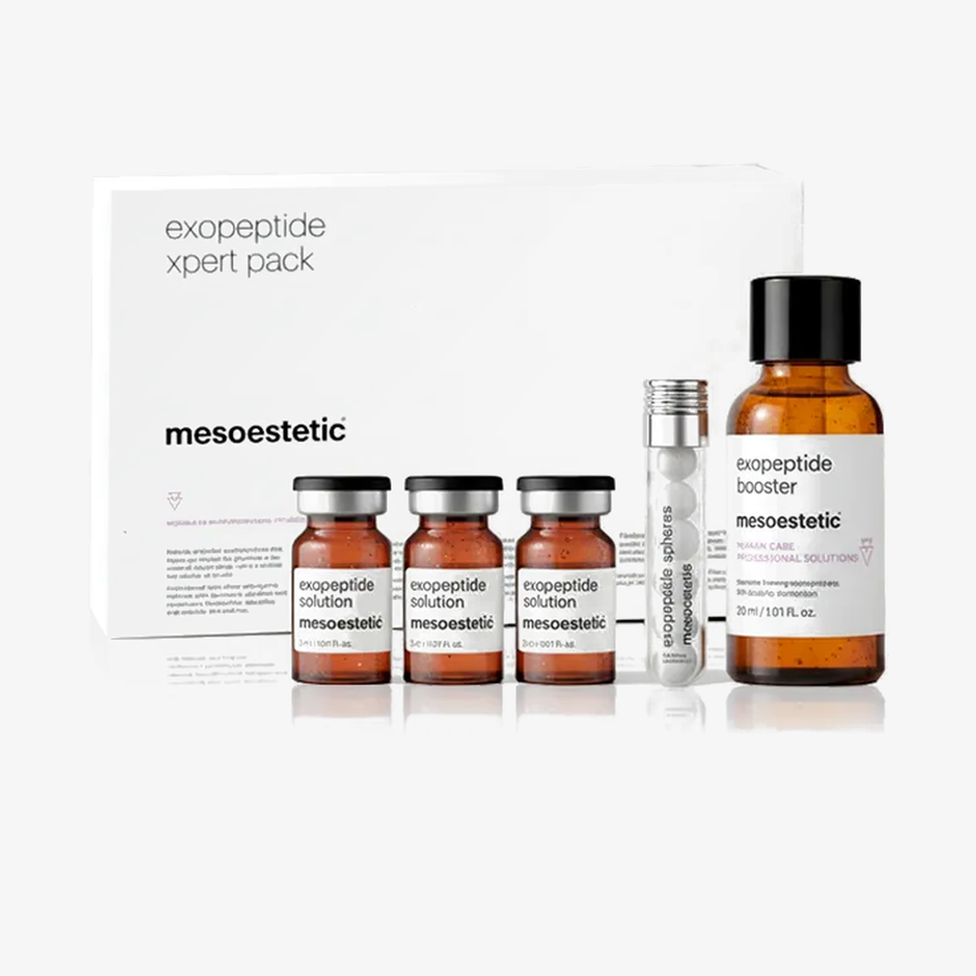 Mesoestetic Exopeptide Xpert Pack (3 × 5 ml + 1 × 30 ml + 7 × 15 mg spheres)