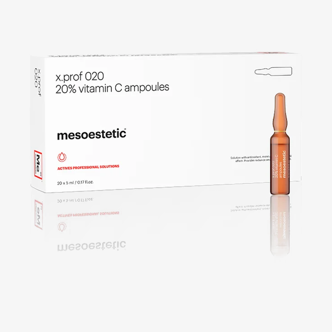 Mesoestetic X.prof 020 20% Vitamin C Ampoules (5 × 5 ml)